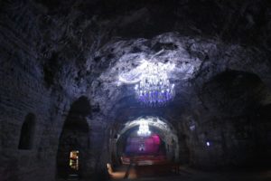 Lustre en gouttes de sel