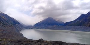 Tasman glacier et son lac