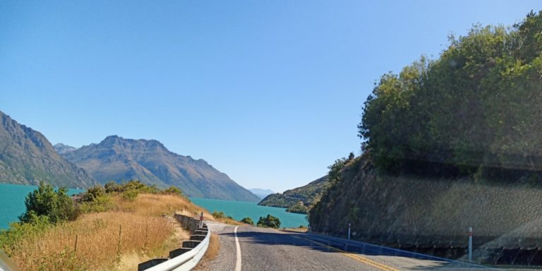 La magnifique route entre Lumsden et Queenstown