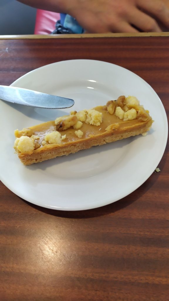 Apple and caramel slice - "Tranche" aux pommes et aux caramel
