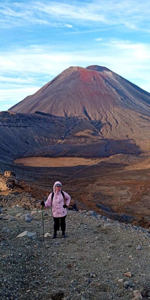 Solenn devant le South Crater