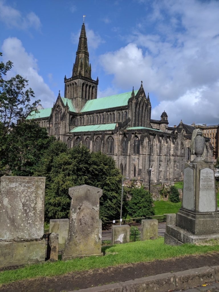 View of Glasgow Cathedral from the Glasgow Necropolis