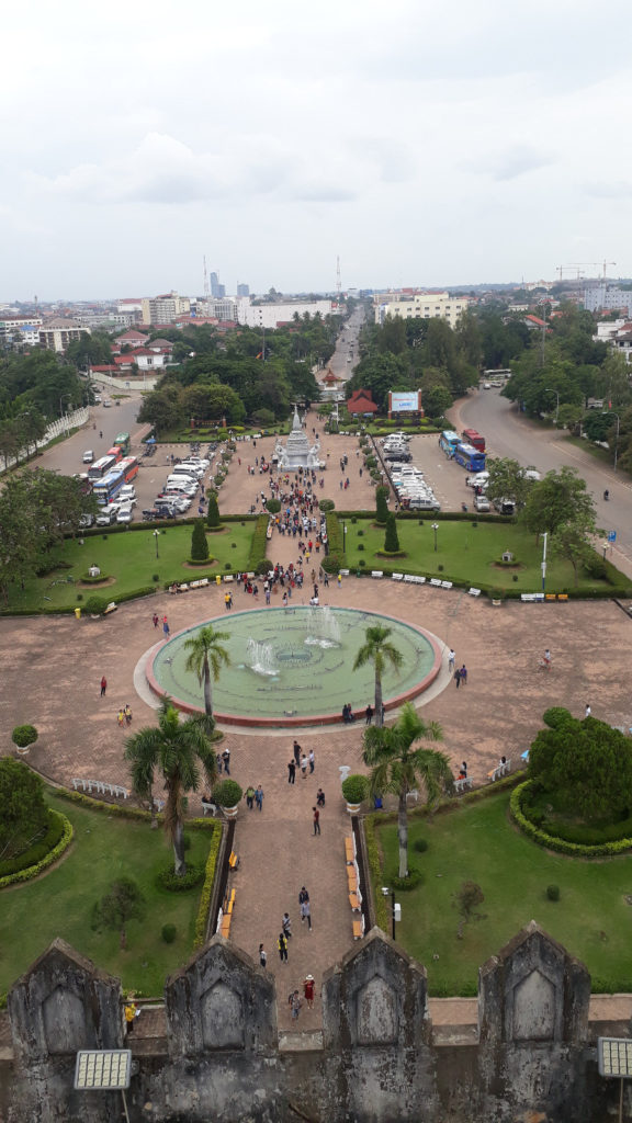 Vue du Patuxai