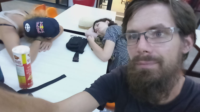 petite sieste avant le depart