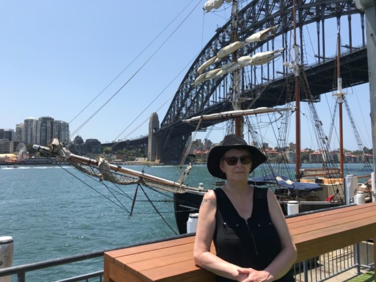 Ineke bij Dawes Point